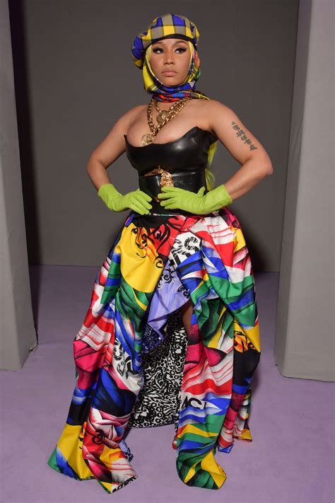 nicki minaj nipple slip versace|Nicki Minaj Has Revealing Wardrobe Malfunction During Show.